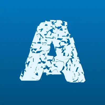 Агентство Альфа, транспортная компания, лого-визитка