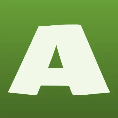Ашан, сеть супермаркетов, лого-визитка